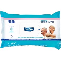 Μαντηλάκια Καθαρισμού Υγρά Deep Fresh Adult Wet Wipes 48 τμχ