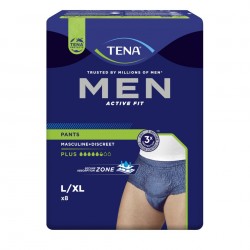 Slip Ακράτειας Tena Men Active Fit Plus L-XL 8 τμχ