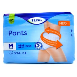 Slip Ακράτειας Tena Pants Plus Medium 14 τμχ