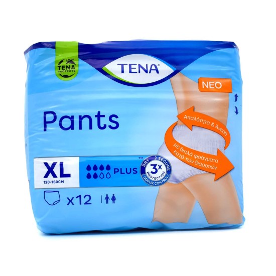 Slip Ακράτειας Tena Pants Plus X-Large 12 τμχ